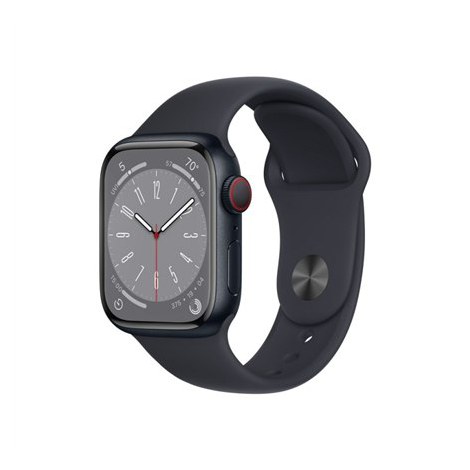 Apple Watch | Series 8 (GPS + Cellular) | Smart watch | Aerospace-grade aluminium alloy | 41 mm | Black | Apple Pay | 4G | Water - 2